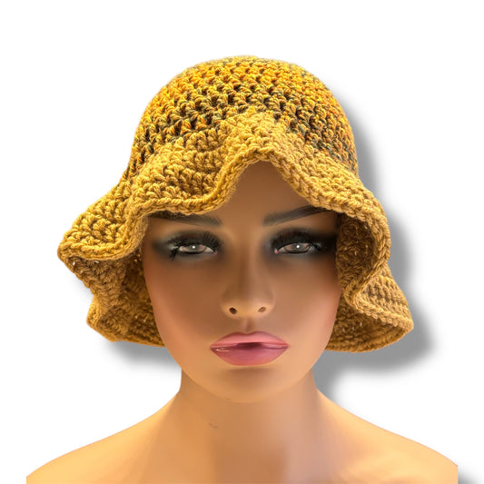 Soho Boho Crochet Bucket Hat